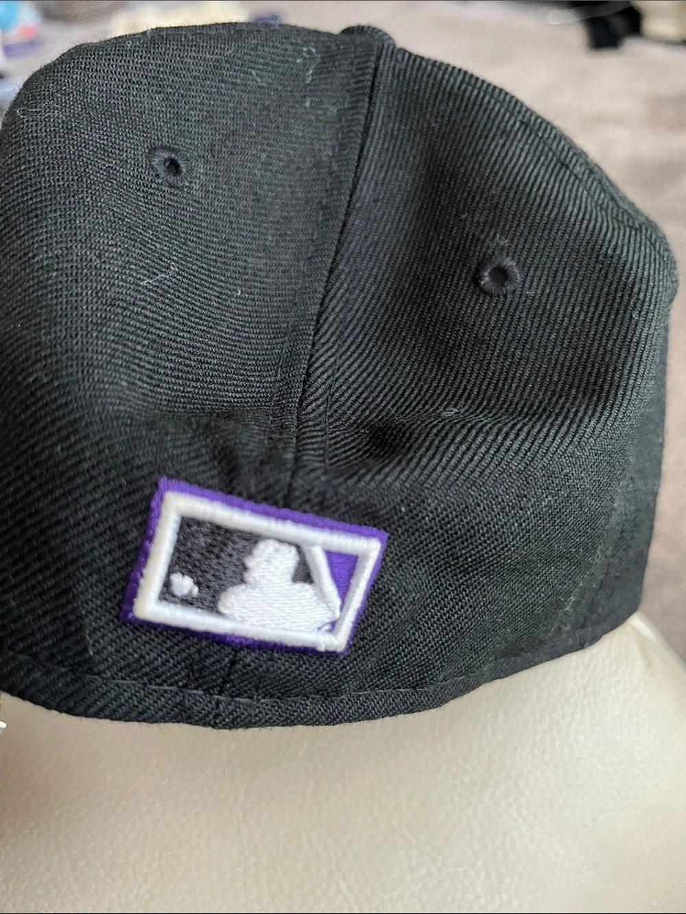 New Era Diamondbacks - Black Hat with Orange, Purple and Teal Snake Logo. 7